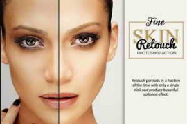 Fine Skin Retouch Photoshop Action 433133