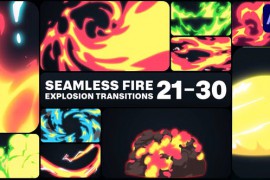 Seamless Fire Explosion Transitions for After Effects 47192995