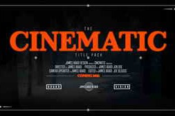 James Abadi Design The Cinematic Title Pack