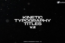 Kinetic Typography Titles / AE 48152553