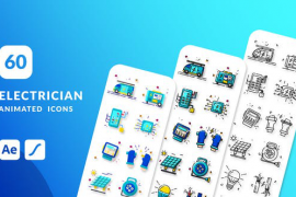 Electrician Animated Icons | After Effects 48745107