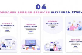 Creative Designer and Design Service Flat Characters Instagram Story 47453393
