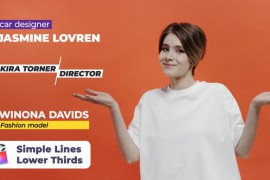 Simple Lines Lower Thirds | FCPX 52745061