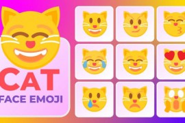 Cat Face Emoji Pack 36879378