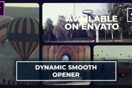 Slow Multiscreen Gallery Opener | Stylish Gallery Intro MOGRT for Premier Pro 48814123