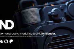 Free Download:Blender – Non-Destructive Modelling ND v2.0