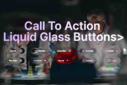 Free Download:Call To Action Liquid Glass Buttons | MOGRT 60381654