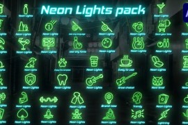 Neon Lights Big Pack for After Effects 43191401