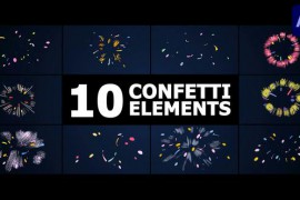 Holiday Confetti Elements | After Effects 49741403