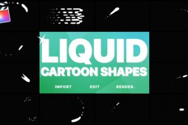 Cartoon Liquid Shapes | FCPX 23890970
