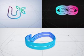 3D Glossy Architecture Logo 23098497