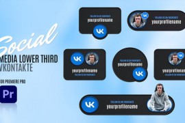 Social Media Lower Thirds Vkontakte - Premiere Pro 48886700