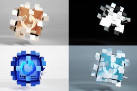 Cube Unfolding Logo Reveals 50086248