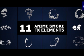Anime Smoke Elements | After Effects 50360868