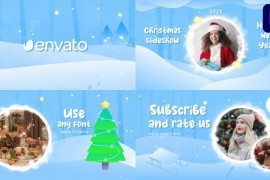 Christmas Greetings Slideshow | Premiere Pro MOGRT 42300784