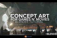 ArtStation – Concept Art for Games N’ Movies in Blender
