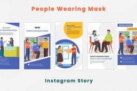 People Wearing Mask Instagram Story 44420829