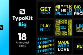 Typo Kit Big Titles for Premiere Pro 44564968