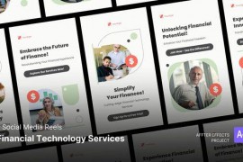 Social Media Reels - Financial Technology Services After Effects Template 47637800