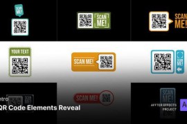 Video Template - QR Code Elements Reveal After Effects Project Files 52373124