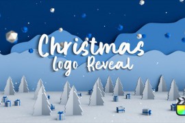 Christmas Snow Logo Reveal 49763556