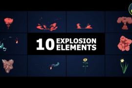 Combined Explosion Elements | DaVinci Resolve 52307868