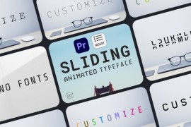 Sliding Animated Typeface For Premiere Pro 45840454