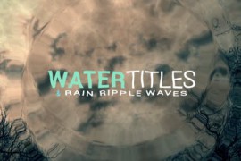 Water Ripple Rain Titles 20177364