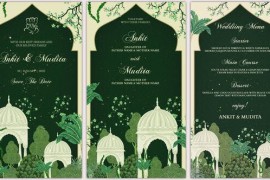 Unique wedding Invitation Traditional theme Card 43806515