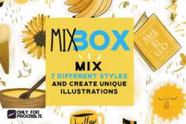 Free Download:CM – Mix Box brushes for Procreate 2430845