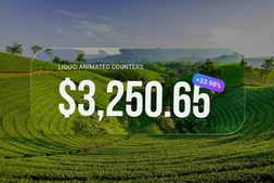 Free Download:Liquid Animated Counters | MOGRT 60654253