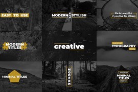 Modern Titles | FCPX & Apple Motion 49449452