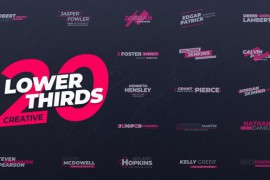 Creative Lower Thirds | MOGRT 52265478