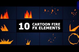 Cartoon Fire | Premiere Pro MOGRT 47984360