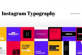 Instagram Typography for Davinci Resolve 32318559