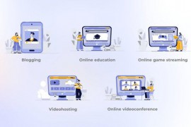 Online game streaming - Blue concepts 44740521