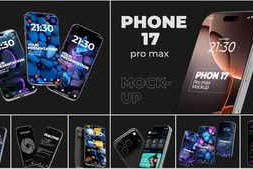 Free Download:Phone 17 Pro Max Mockup 59770551