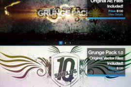 Grunge Pack 1.0 - After Effects And Motion Graphic (DropDrop)