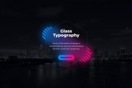 Glass Typography for After Effects 52125708
