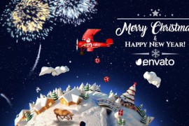 Santas Plane Christmas Opener | After Effects 42152183
