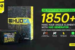 Free Download:HUDGE | Generator of Hi-Tech Elements | 1850+ HUD UI 26509230
