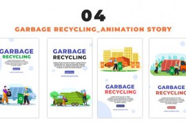 Garbage Recycling Cartoon Avatar Instagram Story 48626604