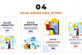 Saas Character 2D Design Instagram Story 48655525