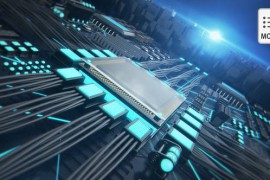 CPU 3D Technology Logo Intro - MOGRT 44511622