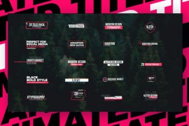 Glitch Animated Text (FCPX) 42603230