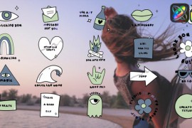 Animated Sticker Titles for FCPX 45802214