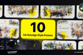 Ink Smudge Typography Vol. 01 for DaVinci Resolve 45341758