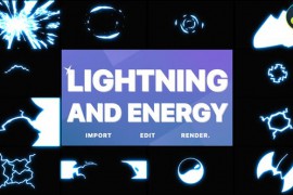 Lightning and Energy Elements | DaVinci Resolve 46761331