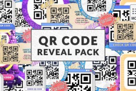 QR Code Reveal Pack - MOGRT 44681333