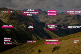 Minimal Titles | FCPX 44915011